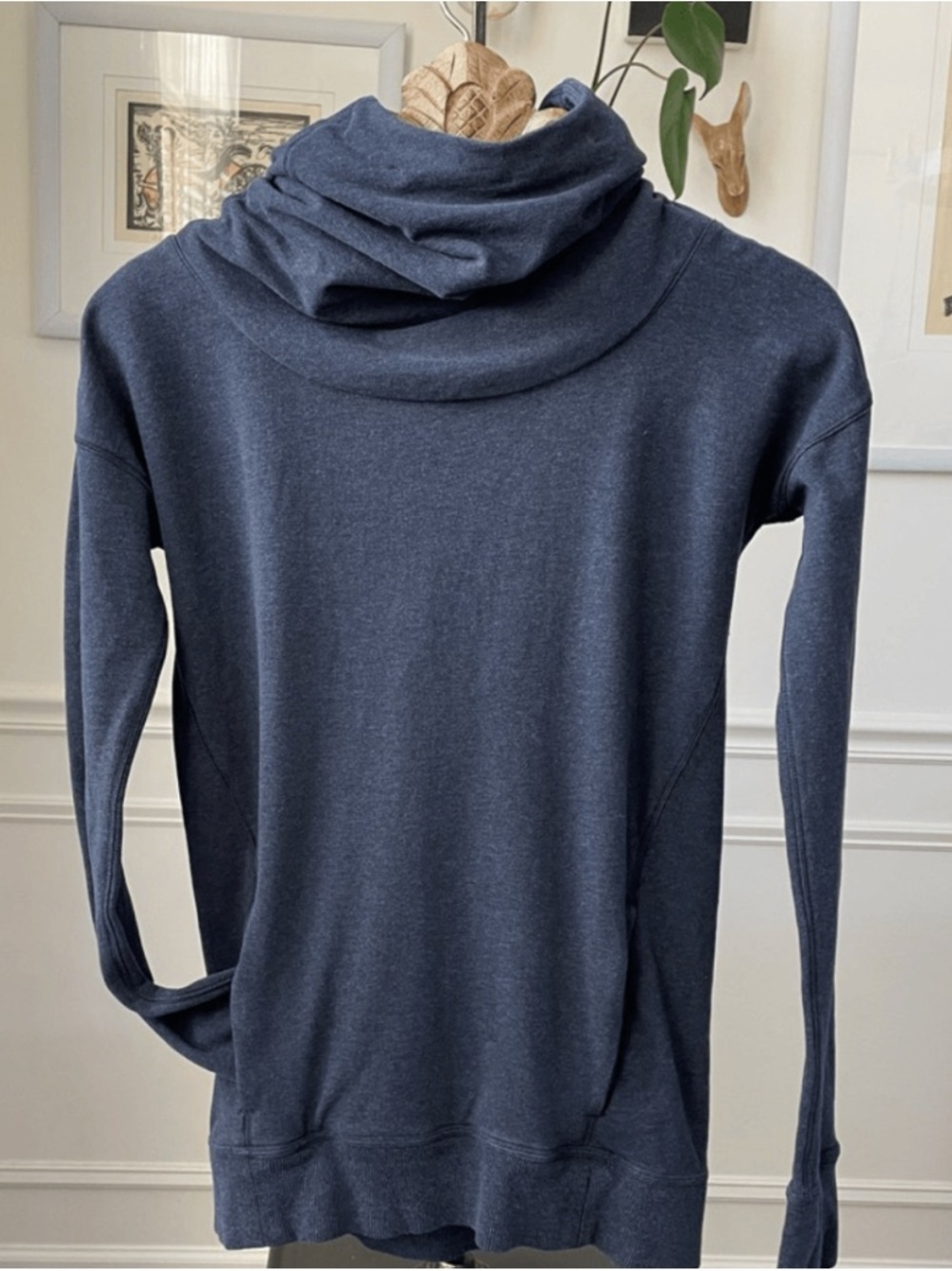 lululemon athletica Grey Cowl Turtleneck Sweater